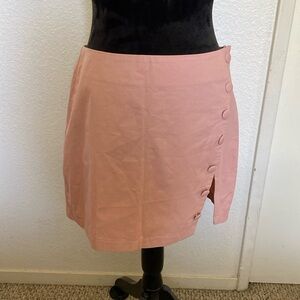 SHEIN dusty pink skirt